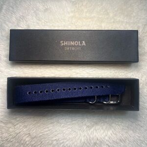 Shinola Navy Blue Watch Strap